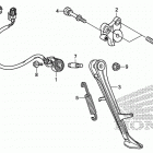 CBR1000S Подножка