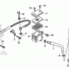 CBR500R Задний тормозной цилиндр