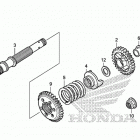 GL1800C Вал ведущий