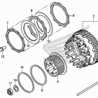 VFR800F Сцепление
