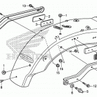 CMX250X Заднее крыло