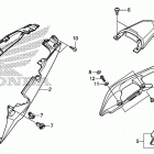 NC700X Облицовка сидения
