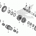 CTX700D Transmission (mainshaft) (ctx700d)