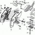 CB500X Подножки