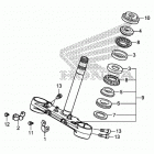 GROM125 (MSX125E) Траверса нижняя