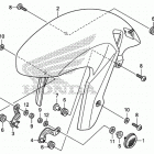 CB1000R Переднее крыло
