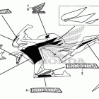 CBR500R Mark@stripe              (cbr500r"14-"15  /  r...