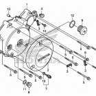 VT750CS Крышка картера левая