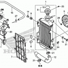 CRF250L Радиатор