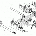 CB500FA Вилка переключения передач