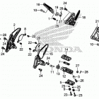 CBR650FA Подножки