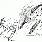 CBR500R Сидение и обтекатели сиденья
