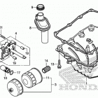 CBR500R Поддон картера и масляный насос