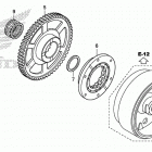 CTX700ND Муфта стартера
