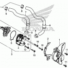 CBR650FA Водяной насос