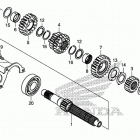 CBR500R Transmission (mainshaft)