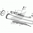 CTX700 Цепь ГРМ и натяжитель
