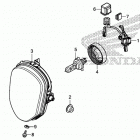 GROM125 (MSX125E) Фара