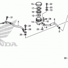CB1000R Задний тормозной цилиндр