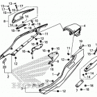 CTX700 Задний обтекатель