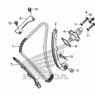 CBR500R Цепь ГРМ и натяжитель