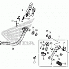 GROM125 (MSX125E) Педали