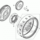 CBR500R Муфта стартера