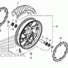 CBR650FA Переднее колесо