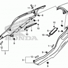 CTX700ND Задний обтекатель