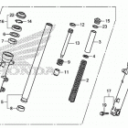 CTX700 Передняя вилка