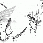 CB500FA Передний обтекатель