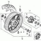 NC700X Заднее колесо
