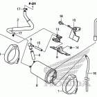 CRF250L Адсорбер, системы улавливания паров топлива