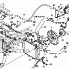 VFR800F Радиатор