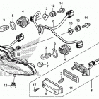 VFR800F Задний фонарь