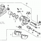CTX700 Задний суппорт