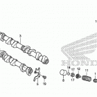 CBR1000S Распределительный вал и клапана