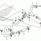 CB1000R Патрубки охлаждения