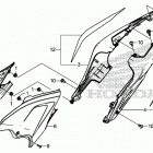 CB500FA Сидение и обтекатели сиденья