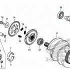CBR500R Коленчатый вал и поршни