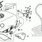 VFR800F Топливный бак