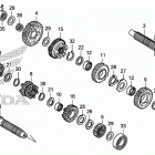 CBR600RR Трансмиссия