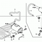 CBR1000S Адсорбер, системы улавливания паров топлива