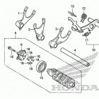 VT750CS Барабан переключения передач