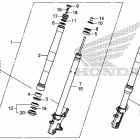 GROM125 (MSX125E) Передняя вилка