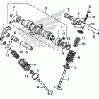 CMX250X Распределительный вал и клапана