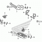 CRF250L Подножки
