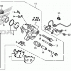 CB500FA Задний суппорт