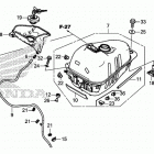CTX700ND Топливный бак