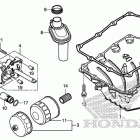 CB500X Поддон картера и масляный насос